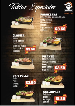 Carta de Papamia Steak House en Quito, Distrito Metropolitano de Quito — página 16